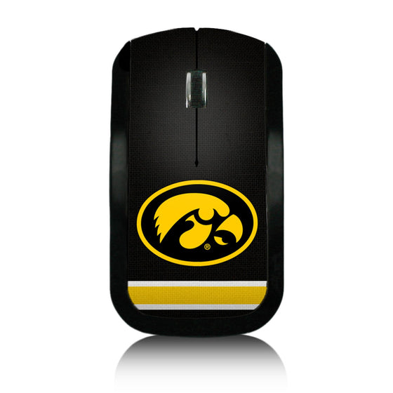 Iowa Hawkeyes Stripe Wireless USB Mouse-0