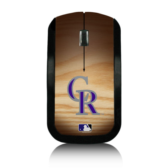 Colorado Rockies Rockies Wood Bat Wireless USB Mouse - 757 Sports Collectibles