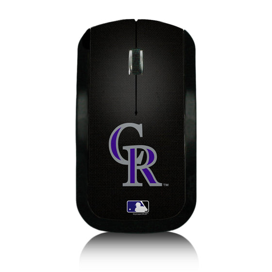 Colorado Rockies Rockies Solid Wireless USB Mouse - 757 Sports Collectibles