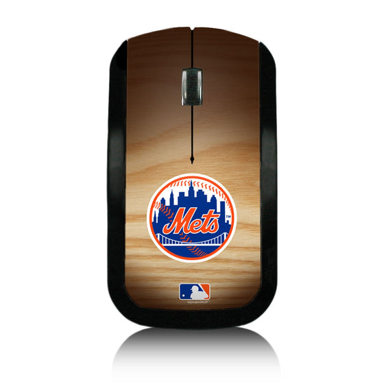 New York Mets Mets Wood Bat Wireless USB Mouse - 757 Sports Collectibles