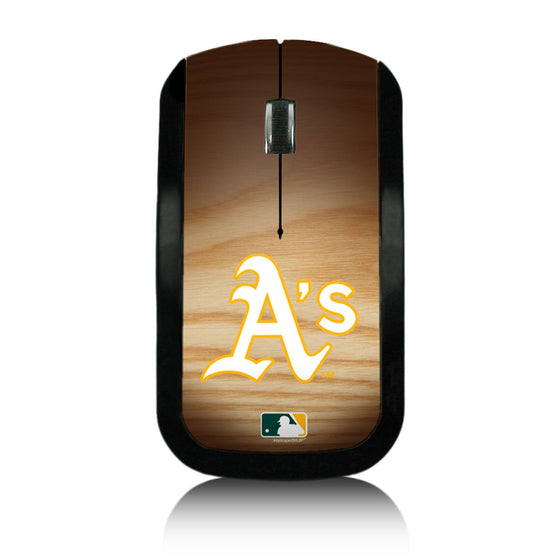 Oakland Athletics Athletics Wood Bat Wireless USB Mouse - 757 Sports Collectibles