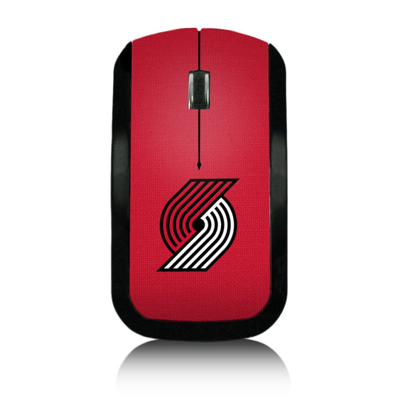 Portland Trail Blazers Solid Wireless Mouse-0