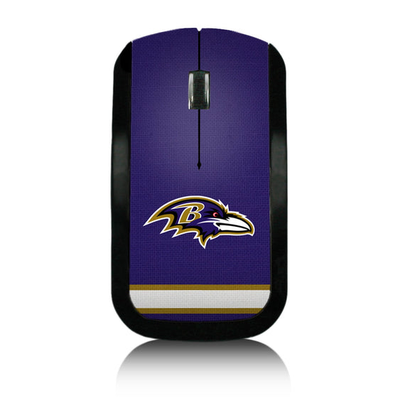 Baltimore Ravens Stripe Wireless USB Mouse - 757 Sports Collectibles