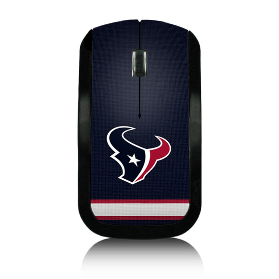 Houston Texans Stripe Wireless USB Mouse - 757 Sports Collectibles