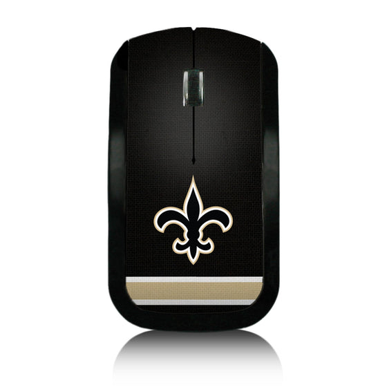 New Orleans Saints Stripe Wireless USB Mouse - 757 Sports Collectibles