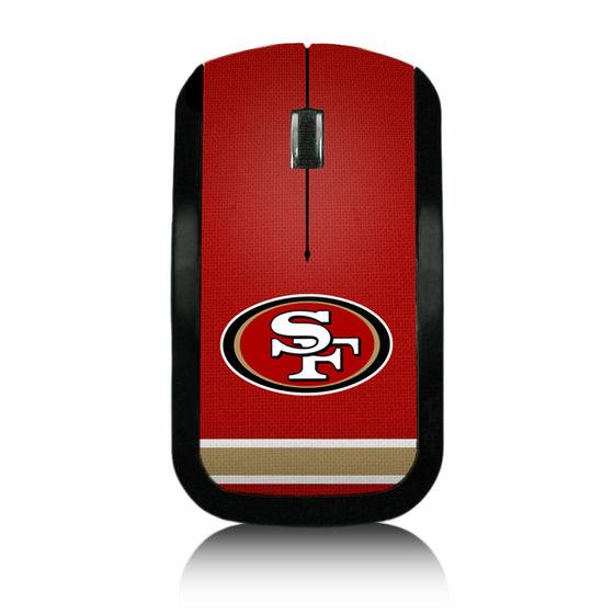 San Francisco 49ers Stripe Wireless USB Mouse - 757 Sports Collectibles