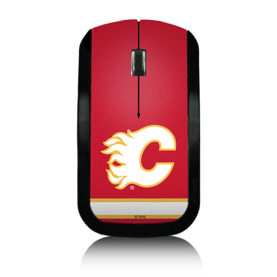 Calgary Flames Stripe Wireless Mouse-0