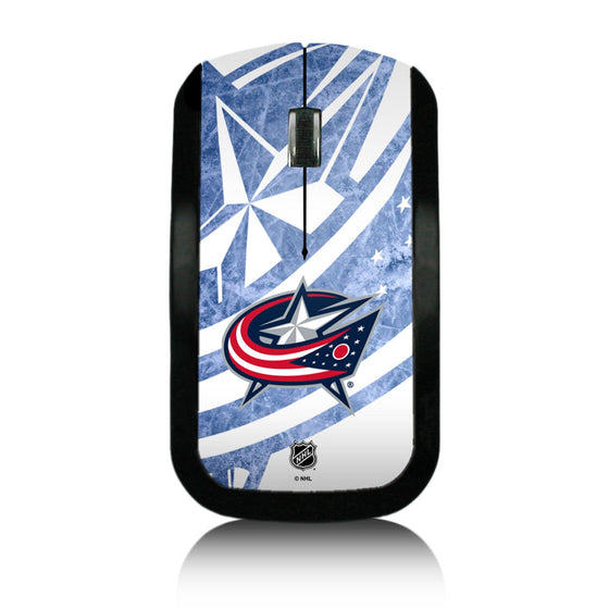 Columbus Blue Jackets Ice Tilt Wireless Mouse-0