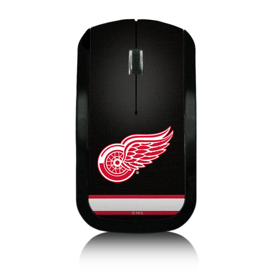 Detroit Red Wings Stripe Wireless Mouse-0