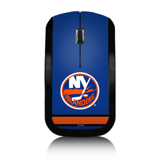 New York Islanders Stripe Wireless Mouse-0