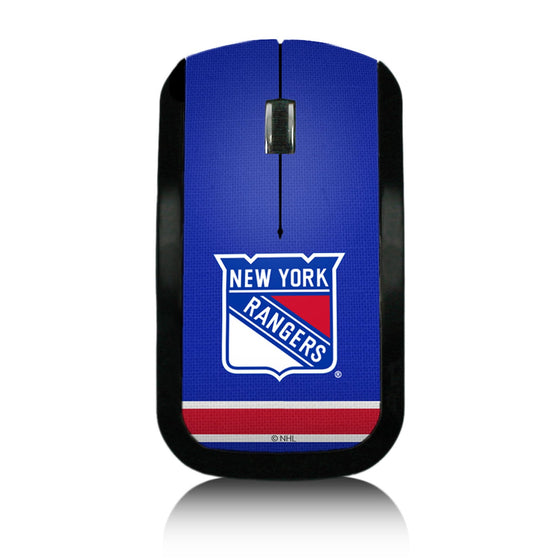 New York Rangers Stripe Wireless Mouse-0