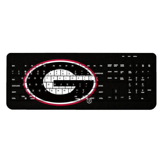 Georgia Bulldogs Solid Wireless USB Keyboard-0