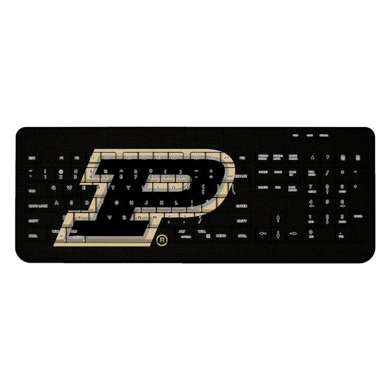 Purdue Boilermakers Solid Wireless USB Keyboard-0