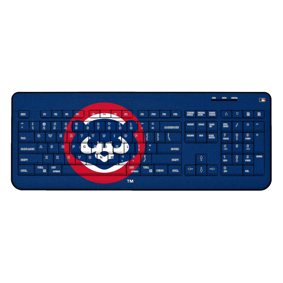 Chicago Cubs Home 1979-1998 - Cooperstown Collection Solid Wireless USB Keyboard - 757 Sports Collectibles