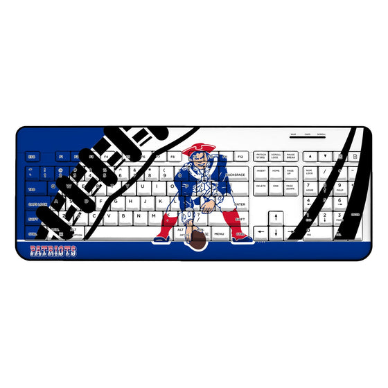 New England Patriots Passtime Wireless USB Keyboard - 757 Sports Collectibles