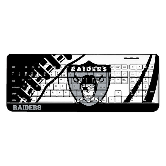 Oakland Raiders 1963 Historic Collection Passtime Wireless USB Keyboard - 757 Sports Collectibles