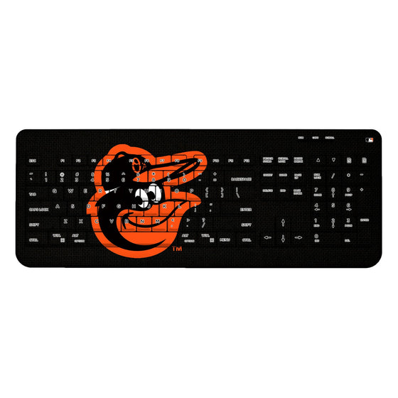 Baltimore Orioles Orioles Solid Wireless USB Keyboard - 757 Sports Collectibles