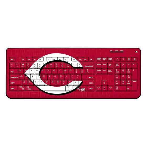 Cincinnati Reds Reds Solid Wireless USB Keyboard - 757 Sports Collectibles