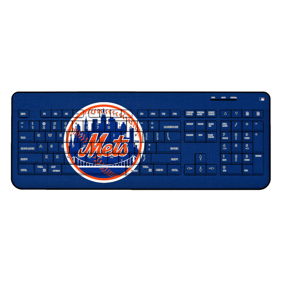 New York Mets Mets Solid Wireless USB Keyboard - 757 Sports Collectibles