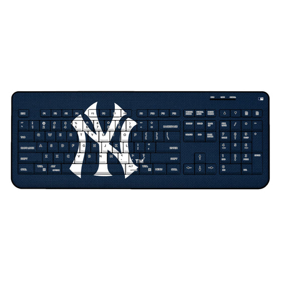 New York Yankees Yankees Solid Wireless USB Keyboard - 757 Sports Collectibles