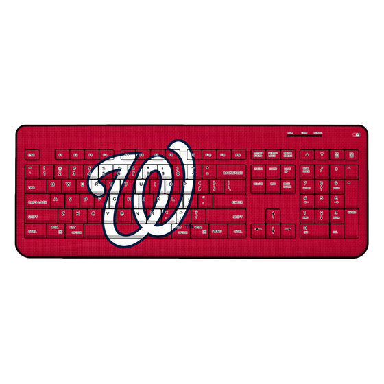 Washington Nationals Nationals Solid Wireless USB Keyboard - 757 Sports Collectibles