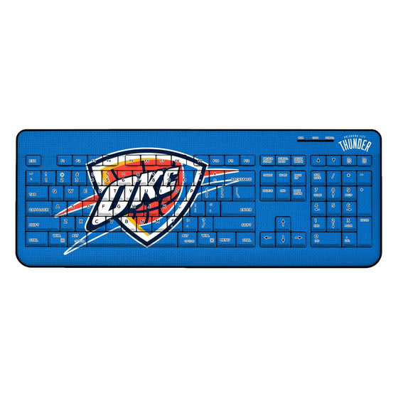 Oklahoma City Thunder Solid Wireless USB Keyboard-0