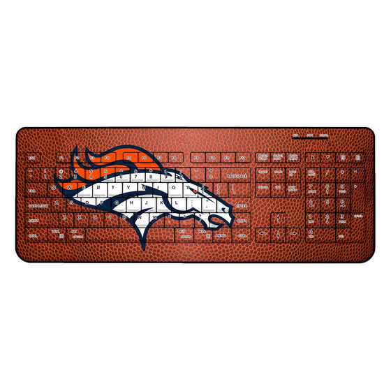 Denver Broncos Football Wireless USB Keyboard - 757 Sports Collectibles