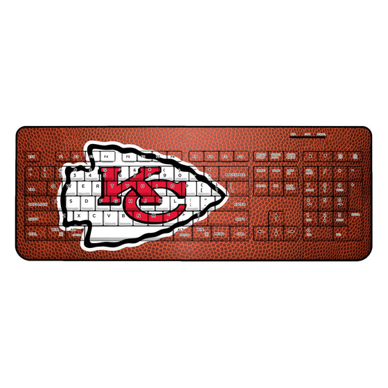 Kansas City Chiefs Football Wireless USB Keyboard - 757 Sports Collectibles