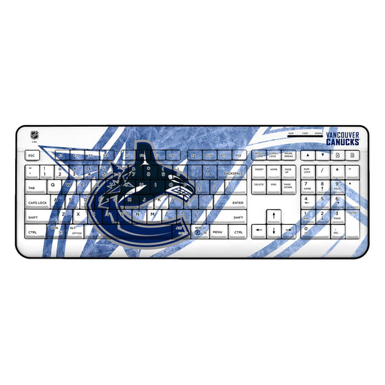 Vancouver Canucks Ice Tilt Wireless USB Keyboard-0