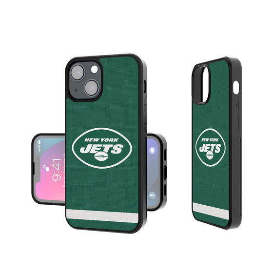 New York Jets Stripe Bumper Case - 757 Sports Collectibles