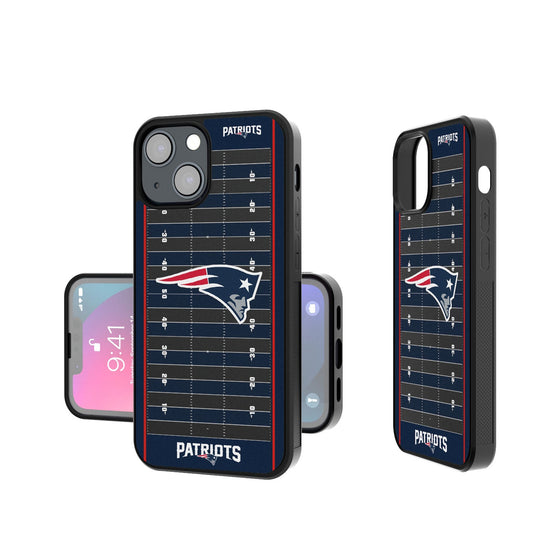 New England Patriots Football Field Bumper Case - 757 Sports Collectibles