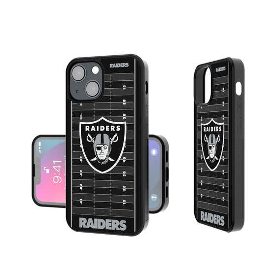 Las Vegas Raiders Football Field Bumper Case - 757 Sports Collectibles