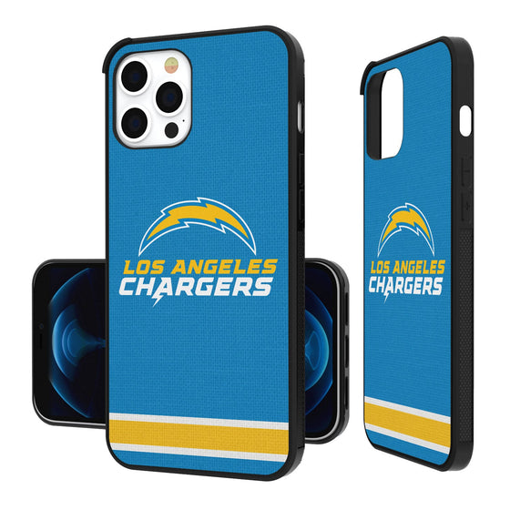 Los Angeles Chargers Stripe Bumper Case - 757 Sports Collectibles