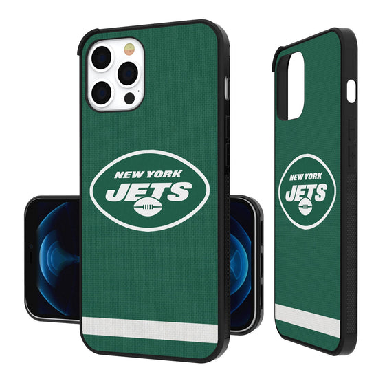 New York Jets Stripe Bumper Case - 757 Sports Collectibles