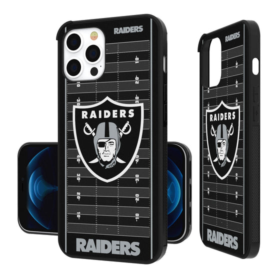 Las Vegas Raiders Football Field Bumper Case - 757 Sports Collectibles