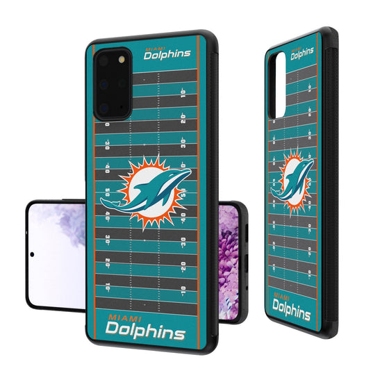 Miami Dolphins Football Field Bumper Case - 757 Sports Collectibles