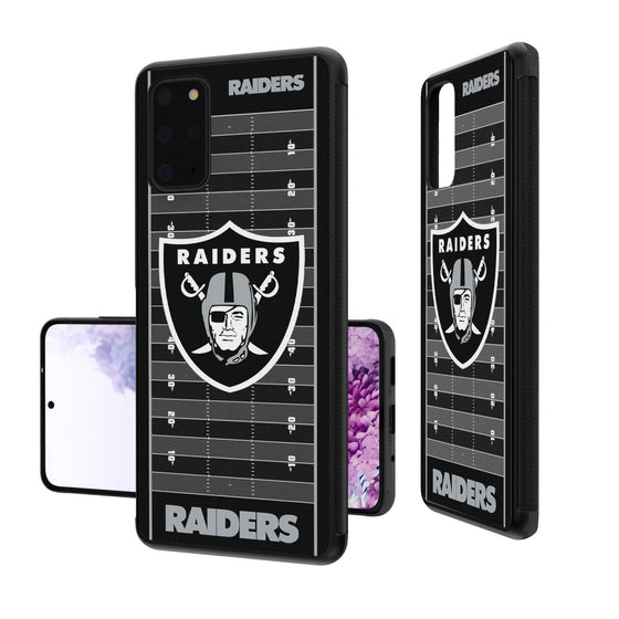 Las Vegas Raiders Football Field Bumper Case - 757 Sports Collectibles