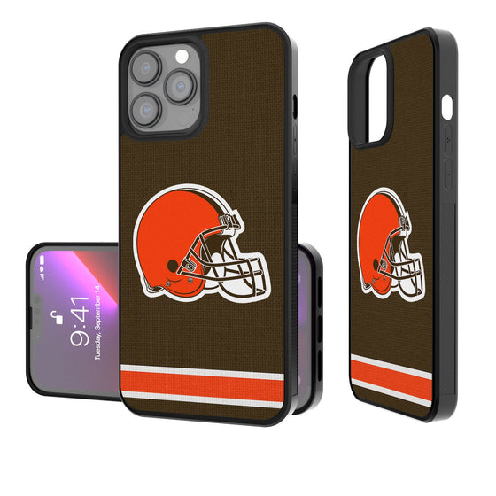 Cleveland Browns Stripe Bumper Case - 757 Sports Collectibles