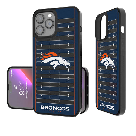 Denver Broncos Football Field Bumper Case - 757 Sports Collectibles