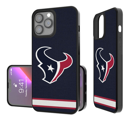 Houston Texans Stripe Bumper Case - 757 Sports Collectibles