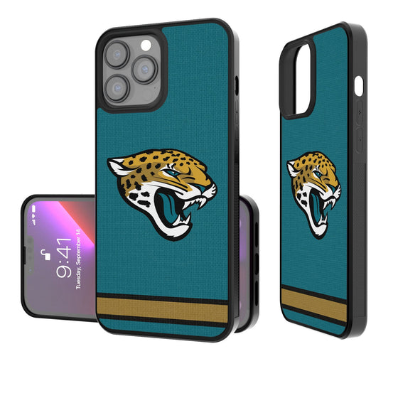 Jacksonville Jaguars Stripe Bumper Case - 757 Sports Collectibles