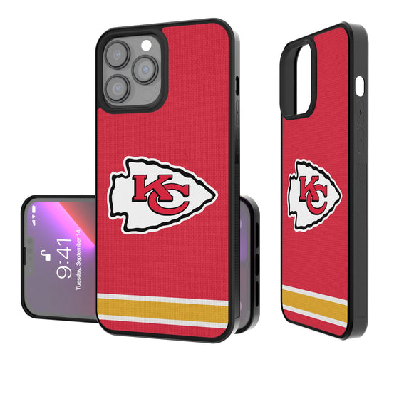 Kansas City Chiefs Stripe Bumper Case - 757 Sports Collectibles