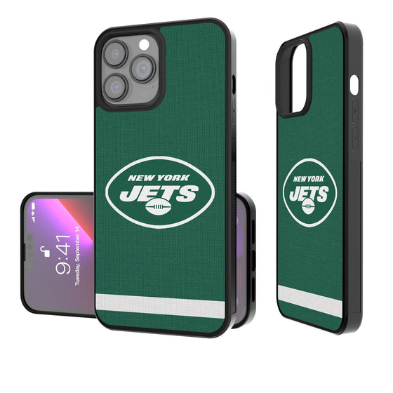 New York Jets Stripe Bumper Case - 757 Sports Collectibles