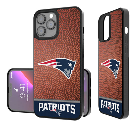 New England Patriots Football Wordmark Bumper Case - 757 Sports Collectibles