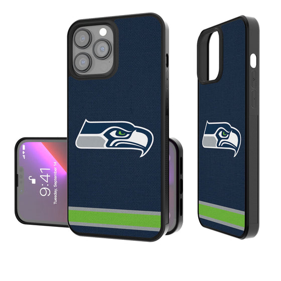 Seattle Seahawks Stripe Bumper Case - 757 Sports Collectibles