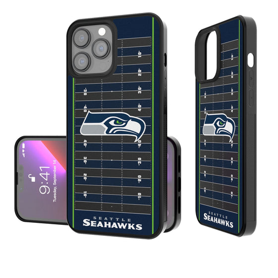 Seattle Seahawks Football Field Bumper Case - 757 Sports Collectibles