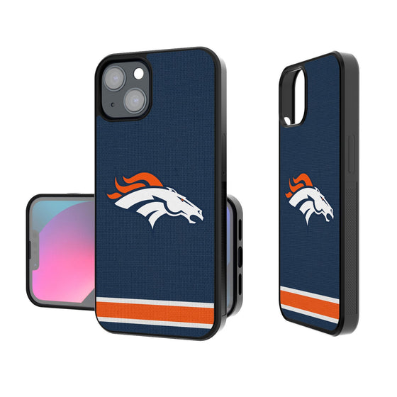 Denver Broncos Stripe Bumper Case - 757 Sports Collectibles