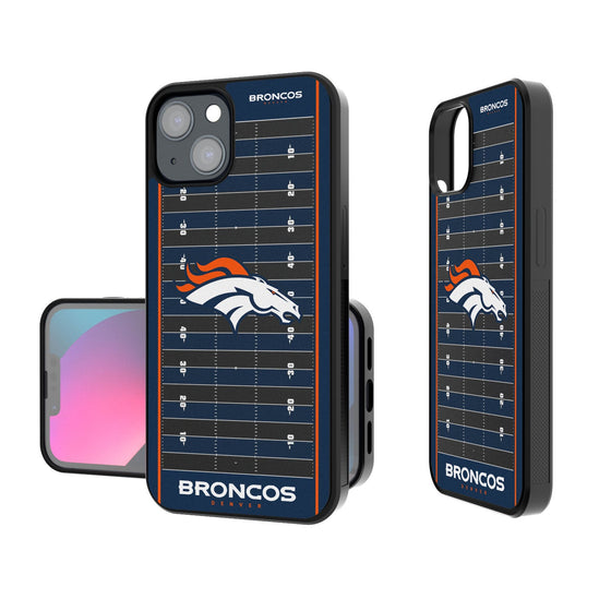 Denver Broncos Football Field Bumper Case - 757 Sports Collectibles