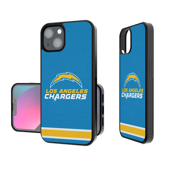 Los Angeles Chargers Stripe Bumper Case - 757 Sports Collectibles