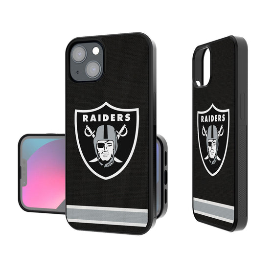 Las Vegas Raiders Stripe Bumper Case - 757 Sports Collectibles